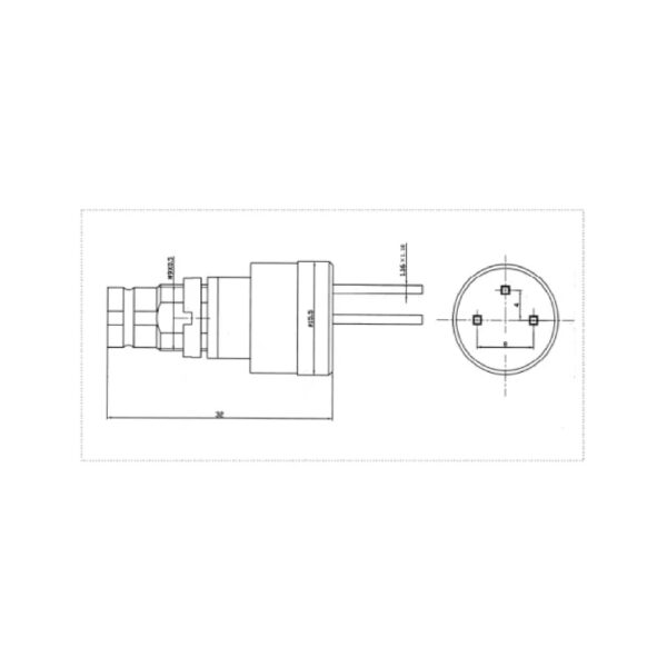 Balun 3 PIN - DIN Female - Image 2
