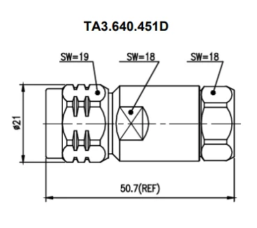 Conector N Macho de 1/2 ”SF - Imagen 2