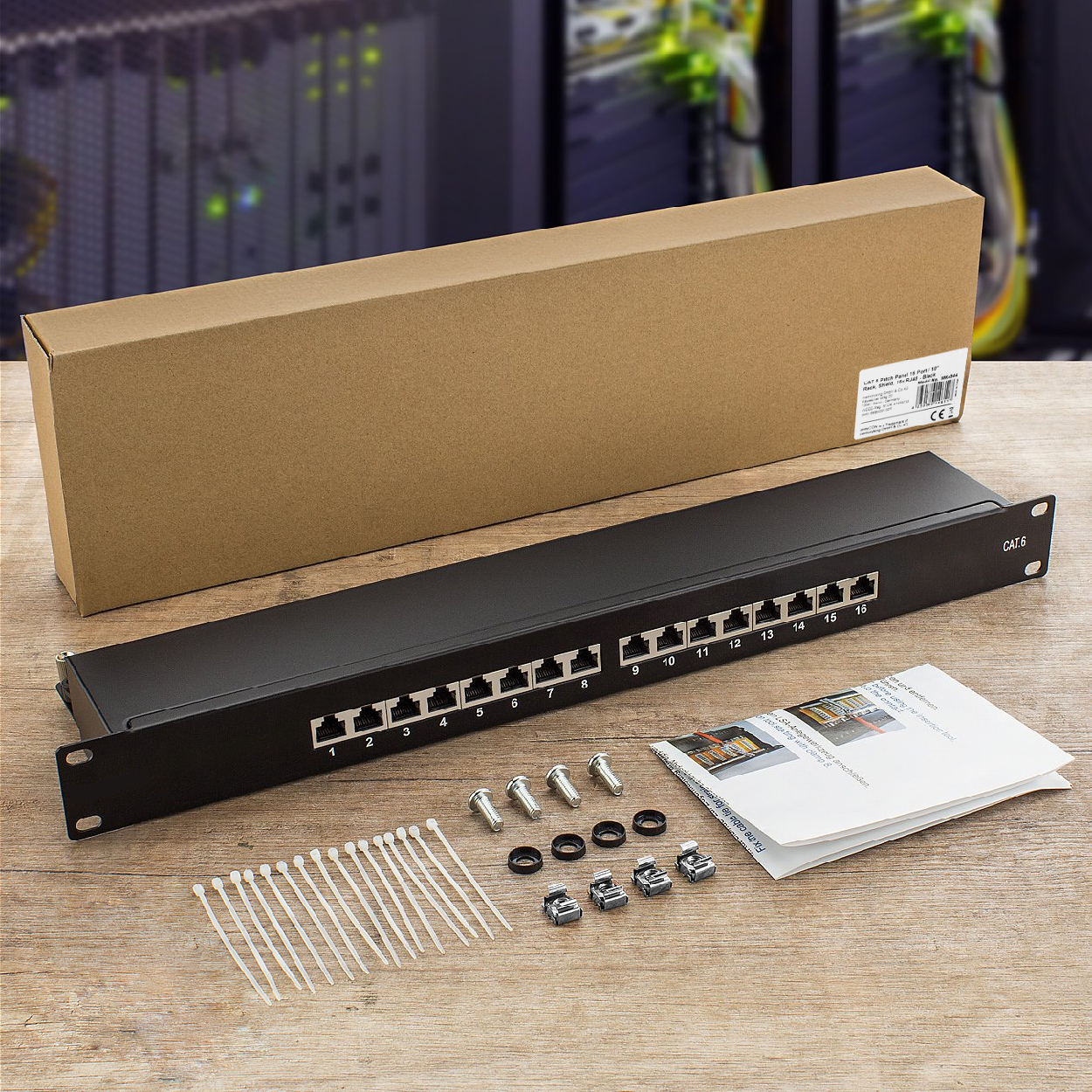 PATCH PANEL DE 16 PUERTOS - Imagen 2
