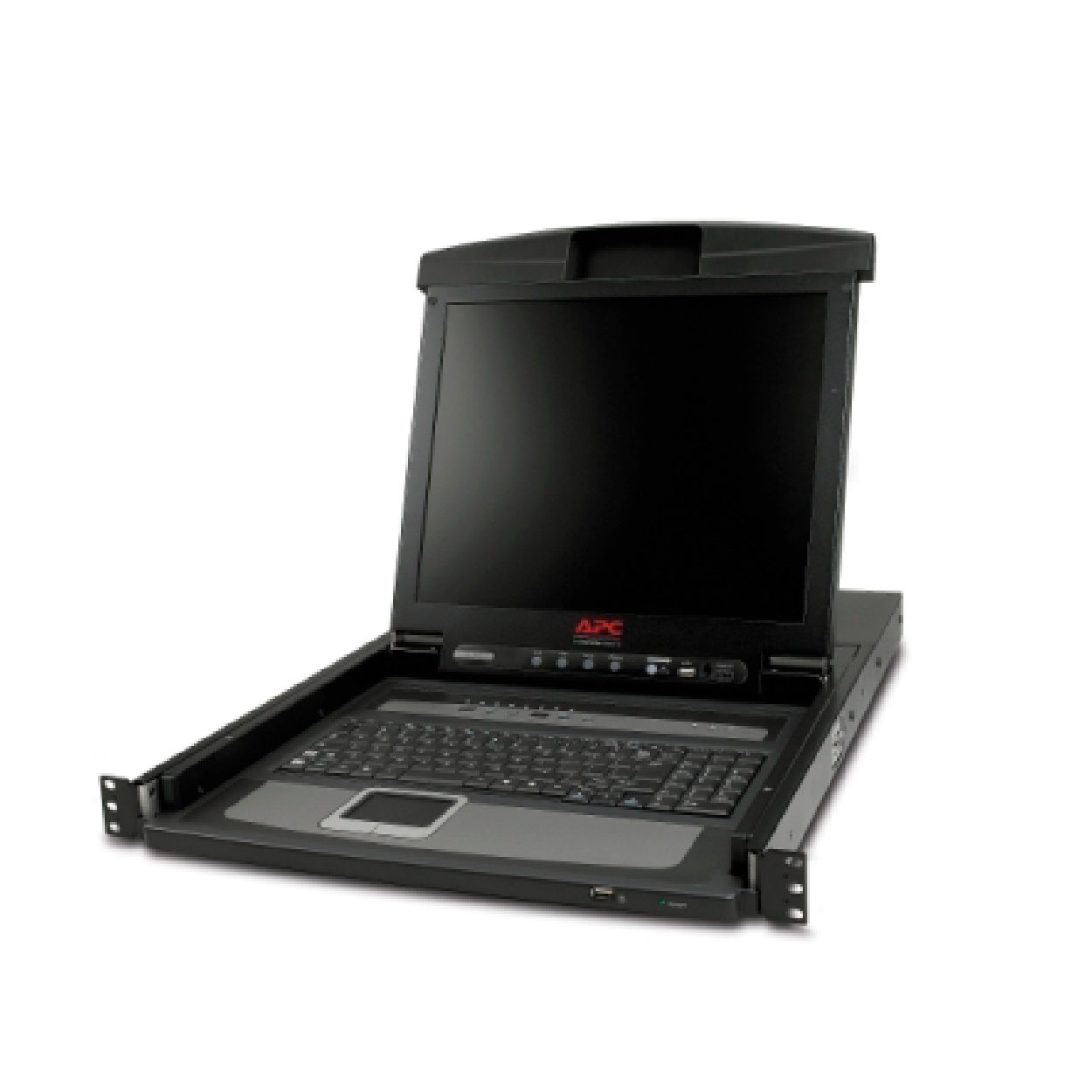 17" Rack LCD Console with Integrated 8
