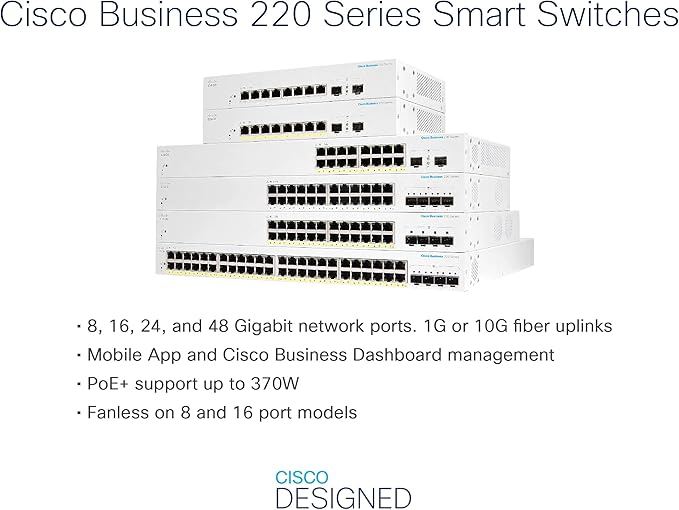 SWITCH CBS250-24T-4G SMART - Imagen 3