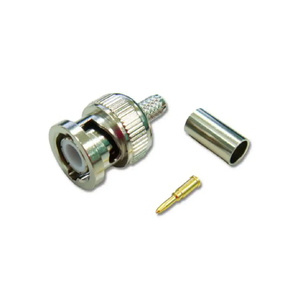 Conector BNC macho RG58 / LMR200