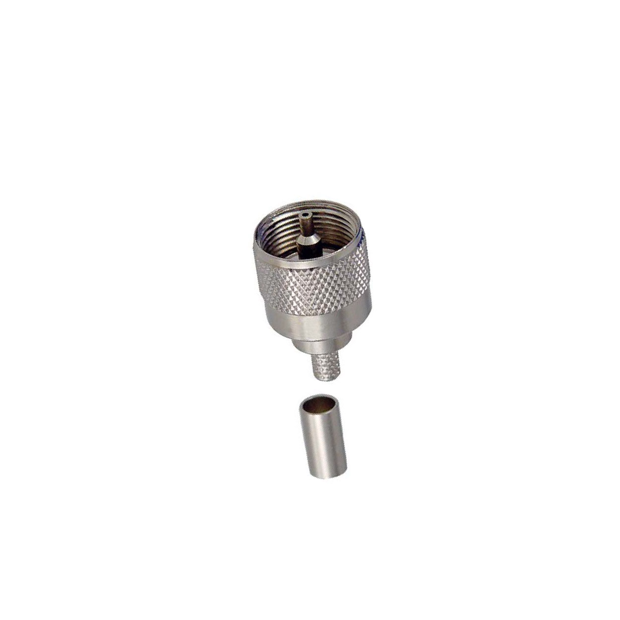Conector de crimpado macho UHF - Imagen 2