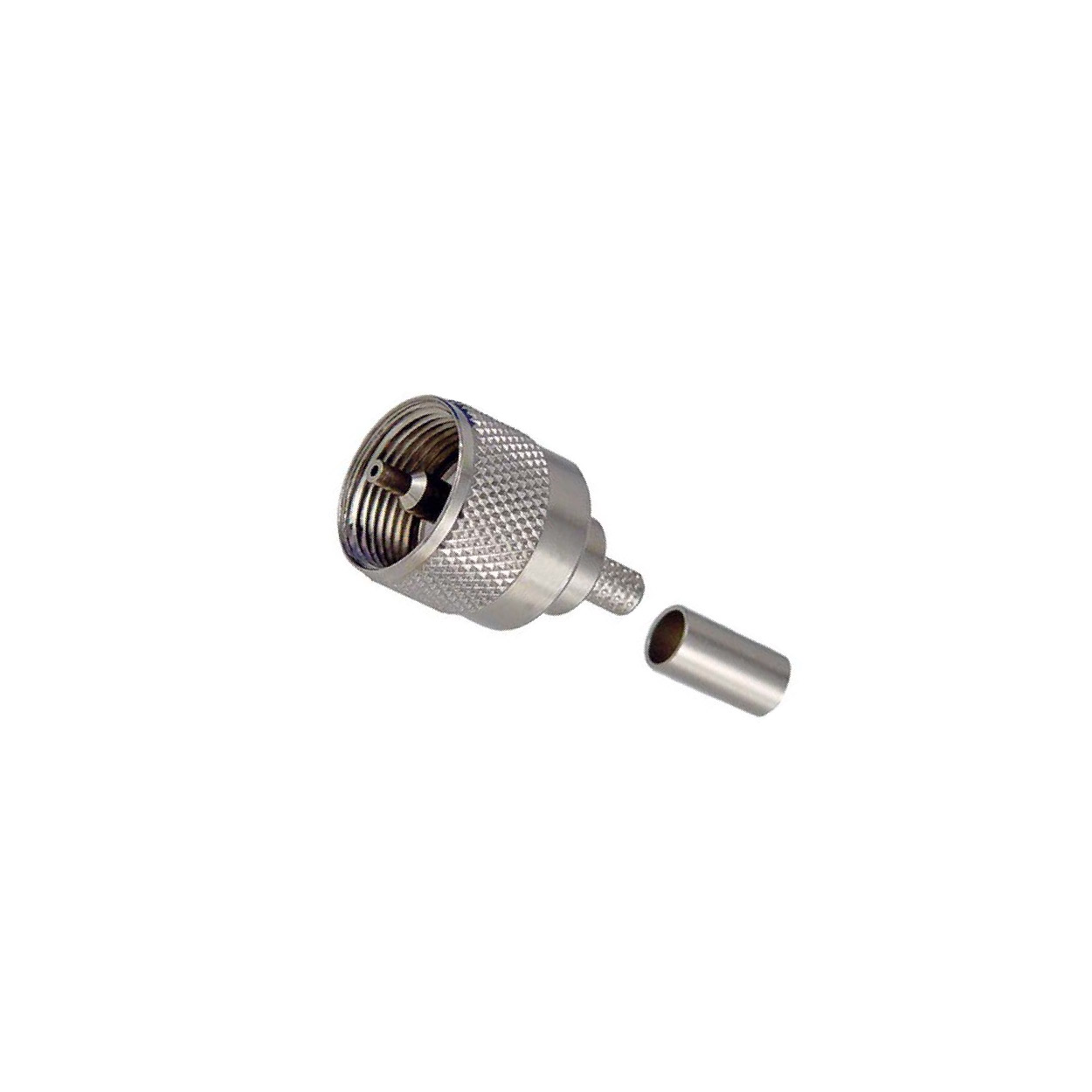 Conector de crimpado macho UHF
