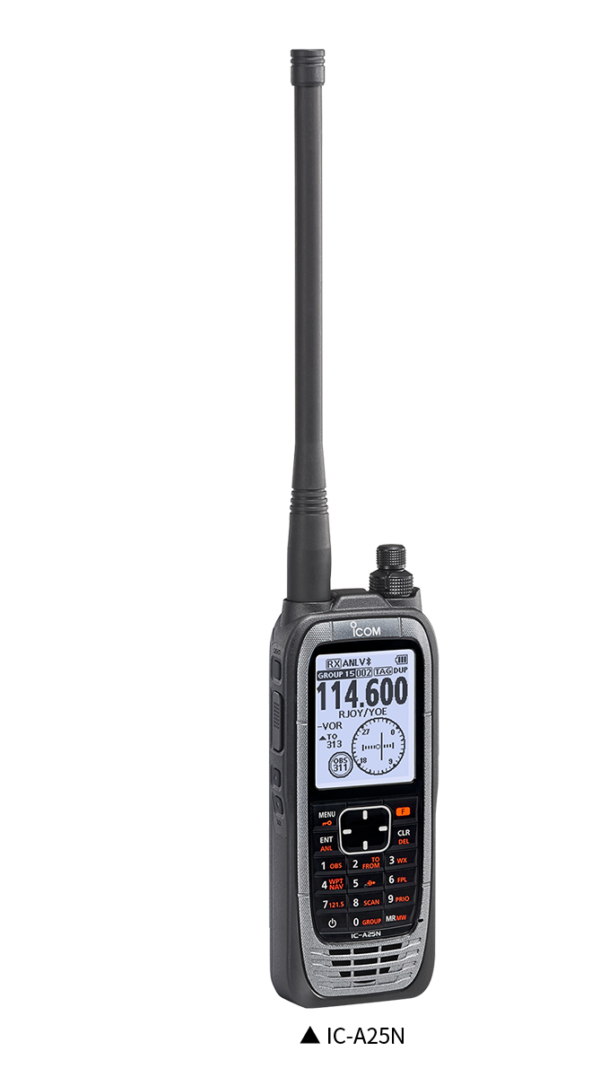 IC-A25N Radio de banda aérea VHF - Imagen 2
