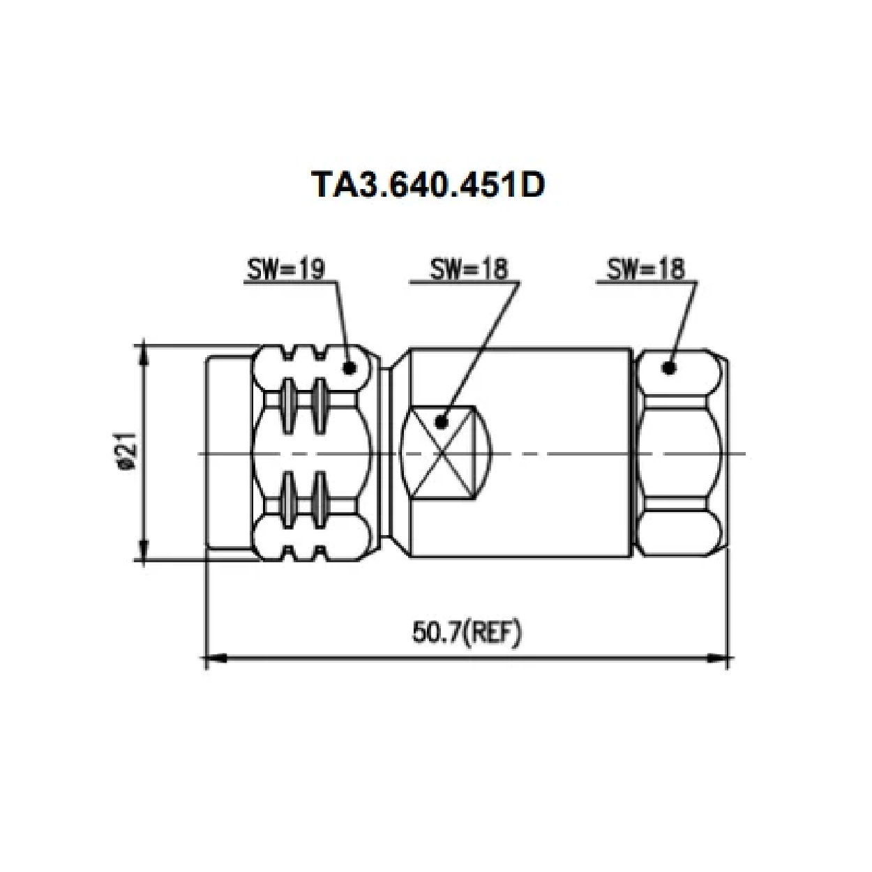 Male N connector for 1 / 2 "cable - Image 3