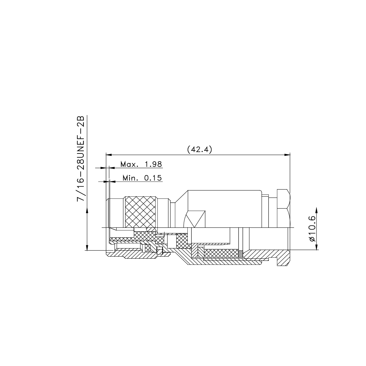 Conector macho TNC para LMR400 - Imagen 3