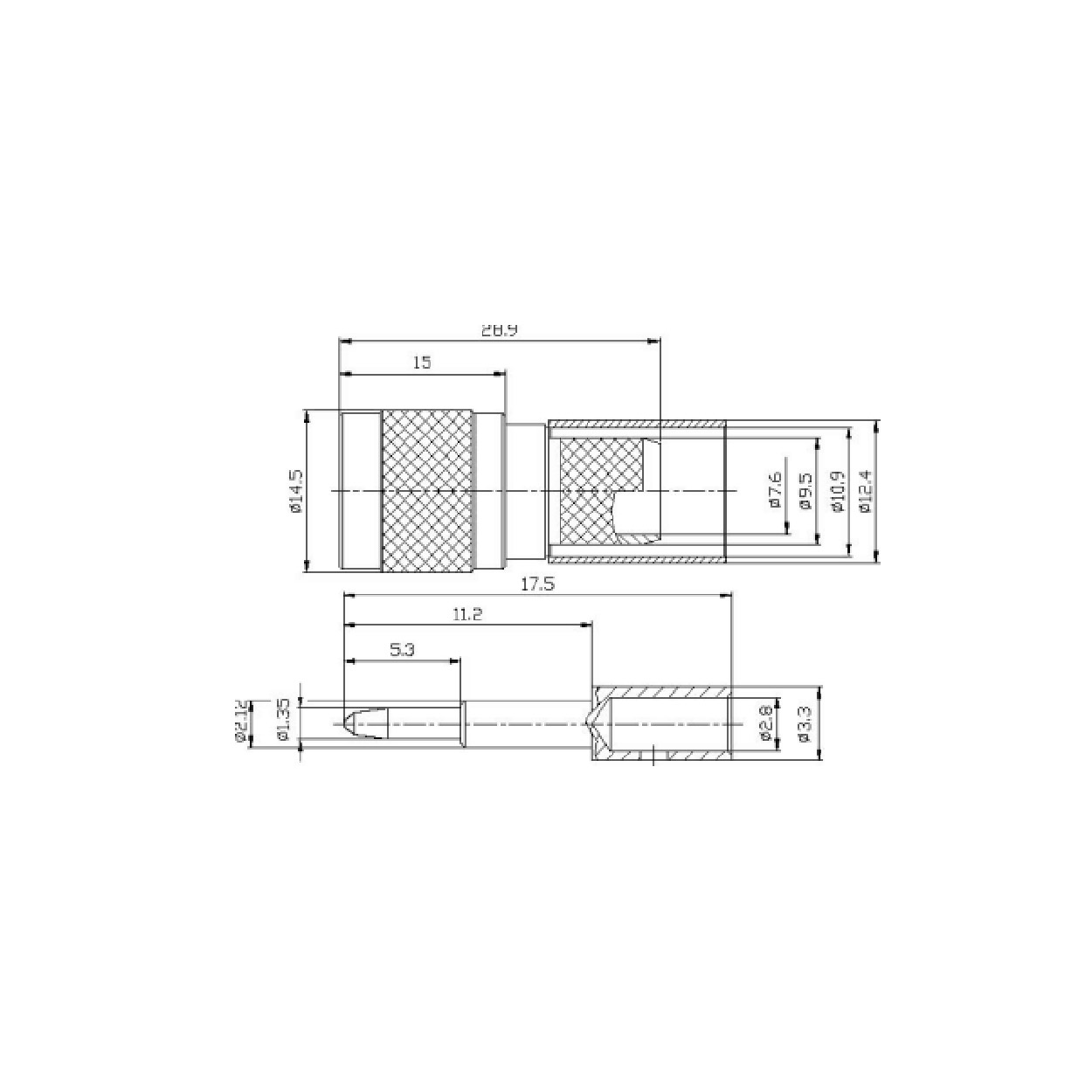 Conector macho TNC - Imagen 3