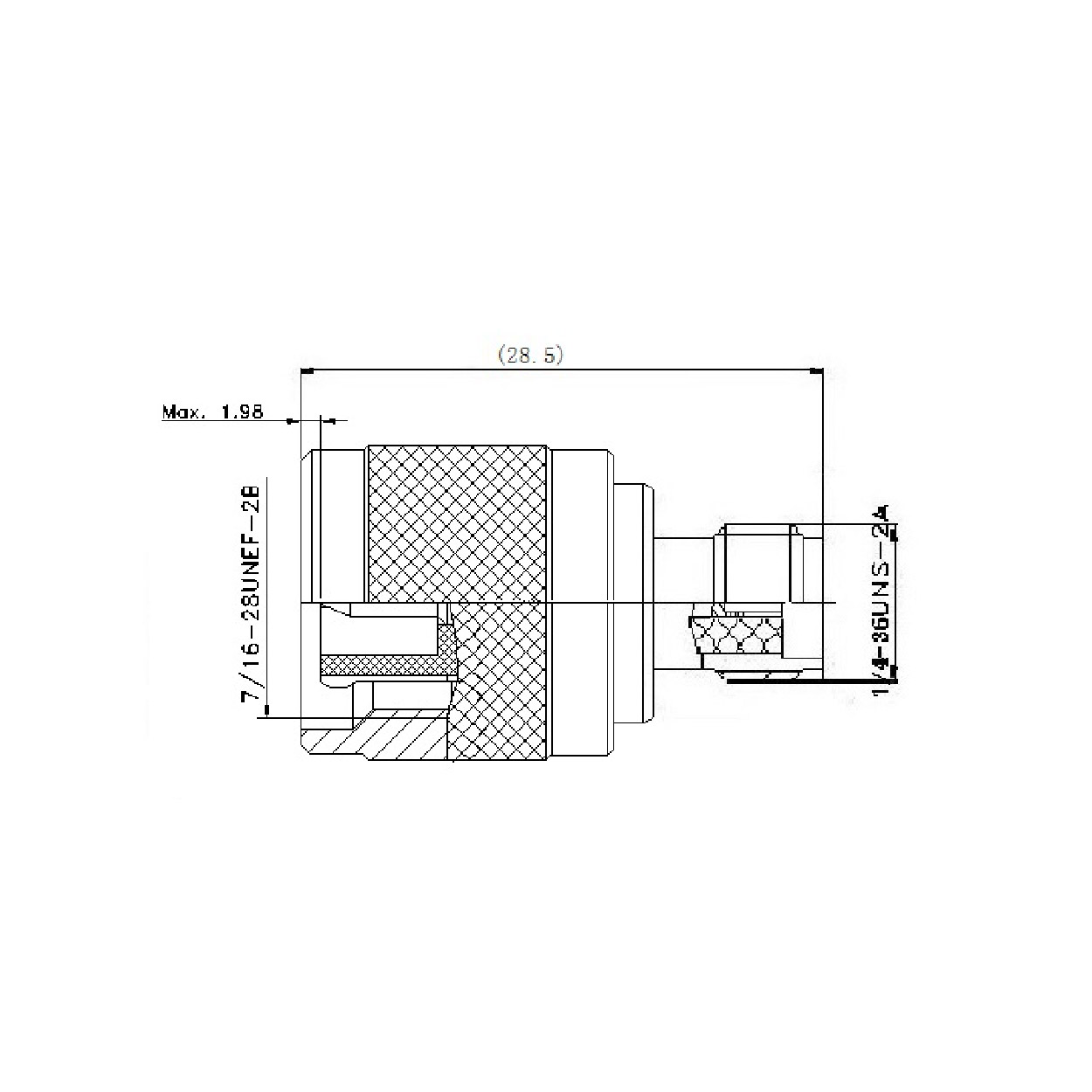 Male adapter to female SMA - Image 3