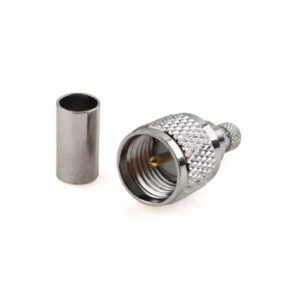 Conector de crimpado macho UHF para cable RG58