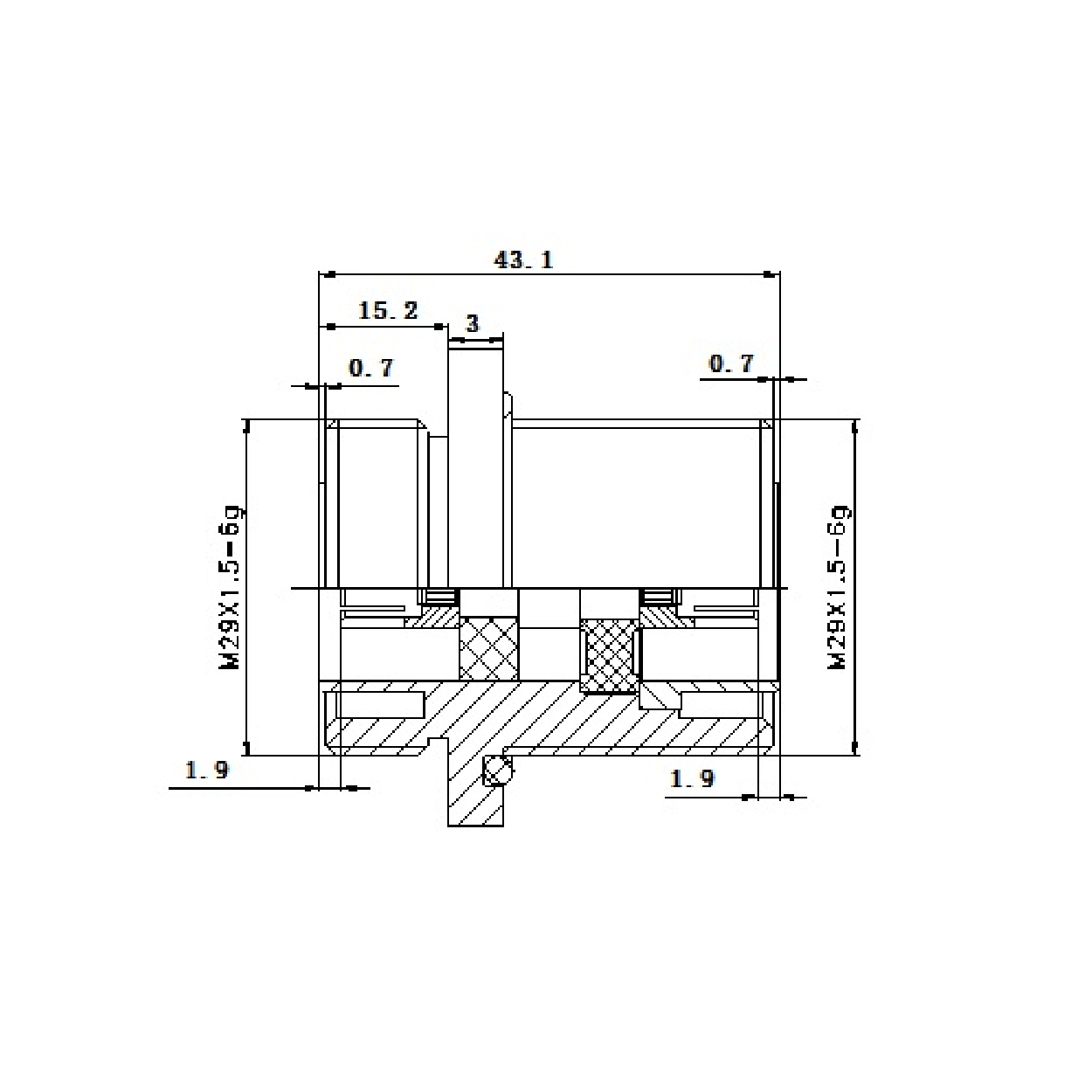 Female DIN to female adapter - Image 3