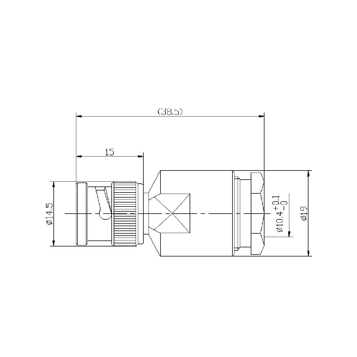 Conector BNC de pines - Imagen 3