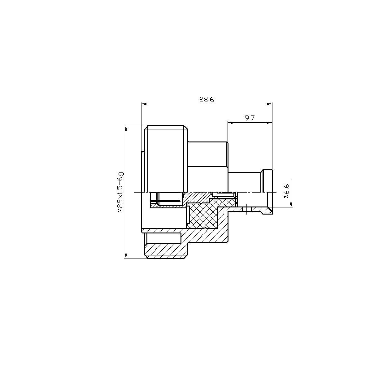 RF 7 / 16 coaxial connector - Image 3
