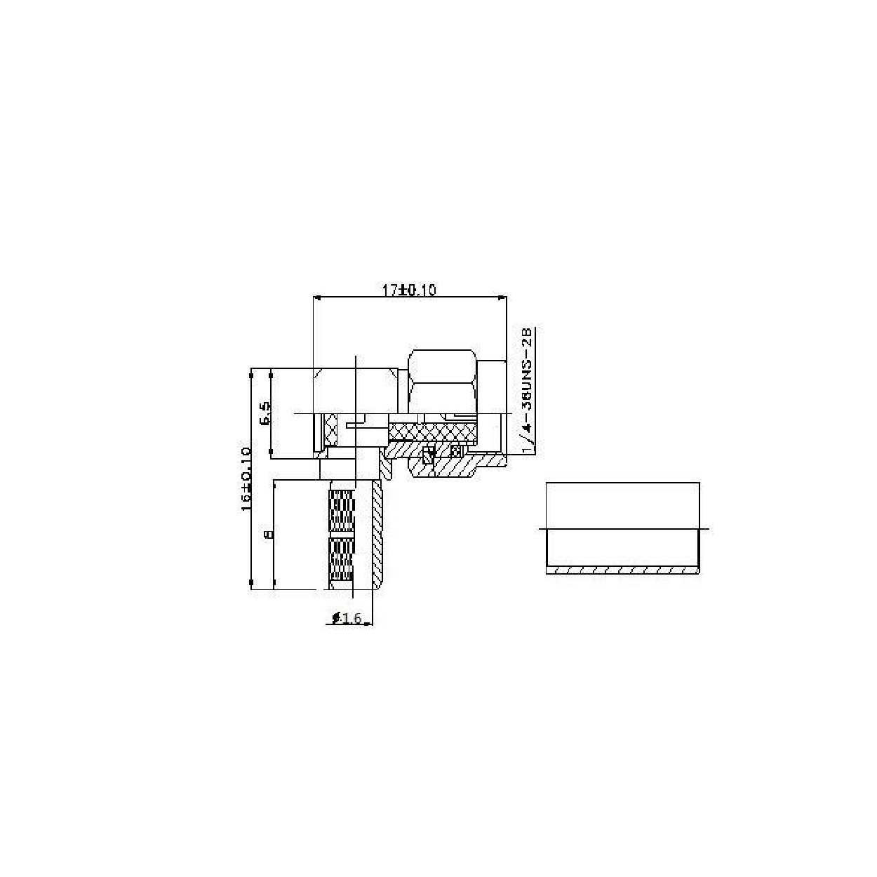 Conector RF SMA-C-JW1.5 - Imagen 3