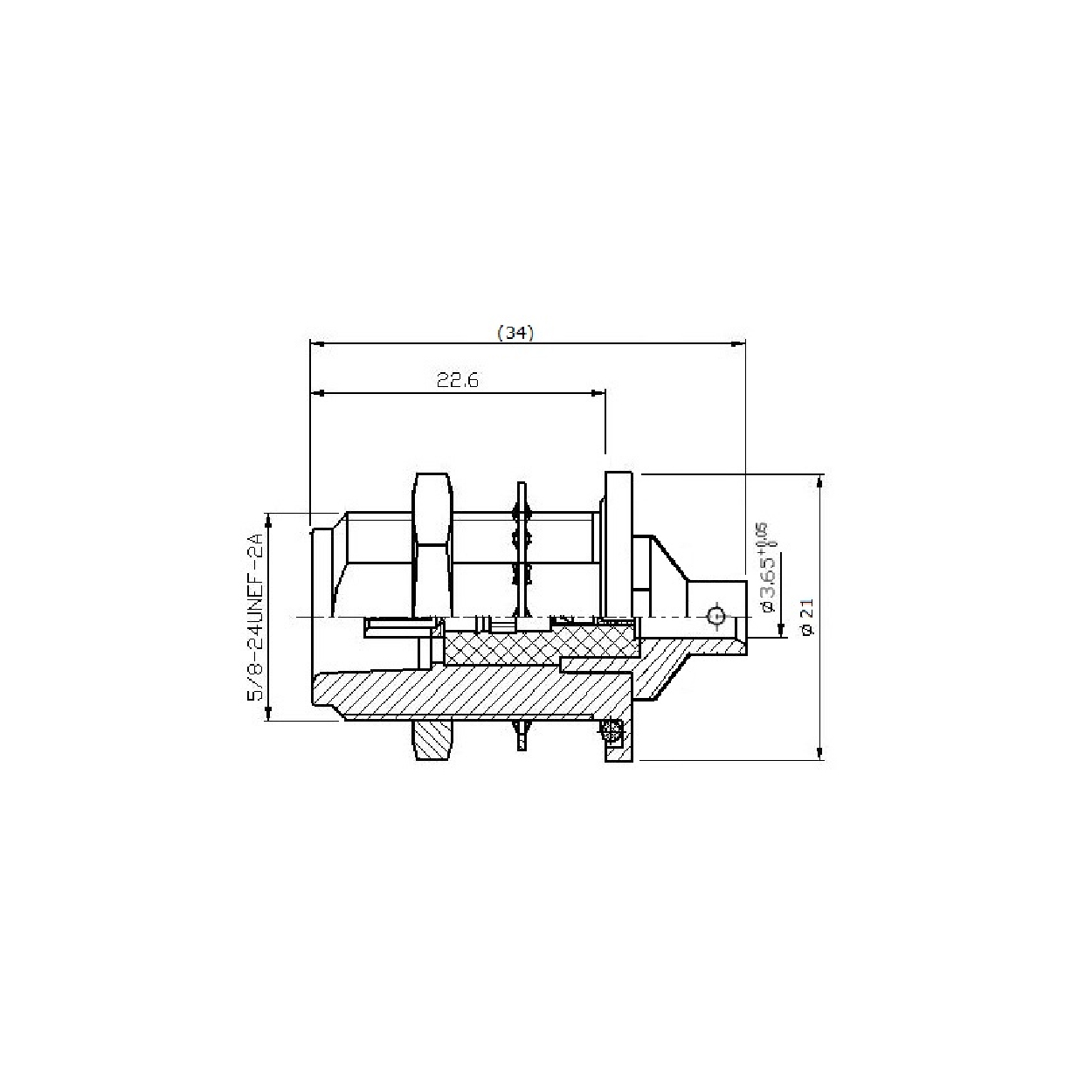 Conector hembra N para RG402 - Imagen 3