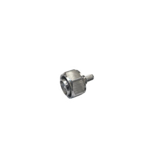 Straight male connector for RG402