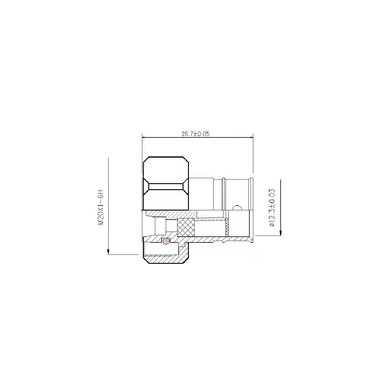 Conector hembra DIN para cable - Imagen 3