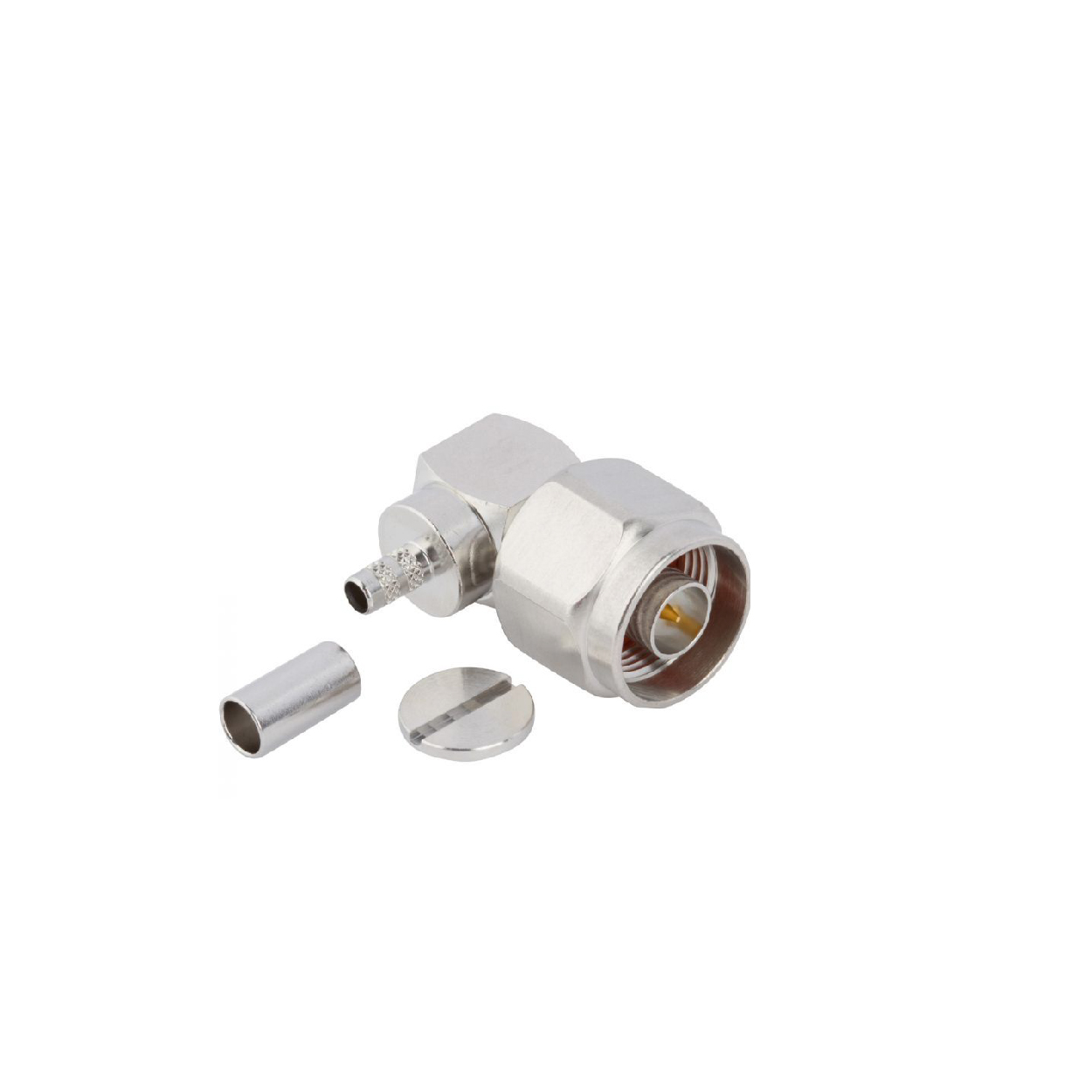 N male connector at right angle
