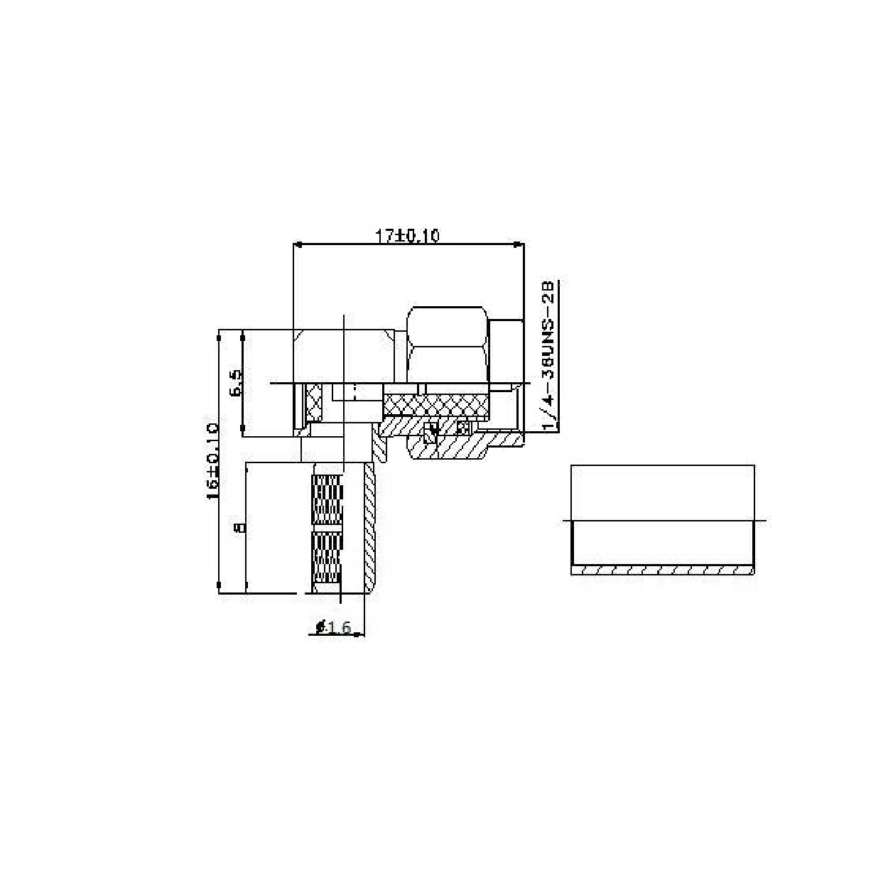 Conector coaxial RF SMA-C-JW1.5 - Imagen 3