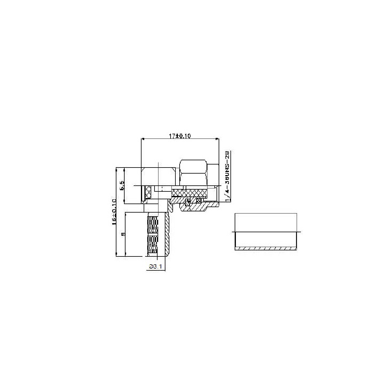 Conector SMA macho / RG142 - Imagen 3