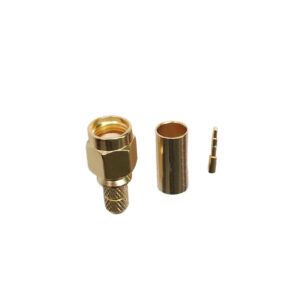 Conector macho SMA de crimpado