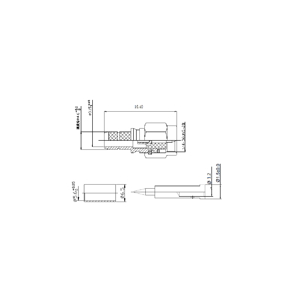 Conector macho SMA de crimpado - Imagen 3