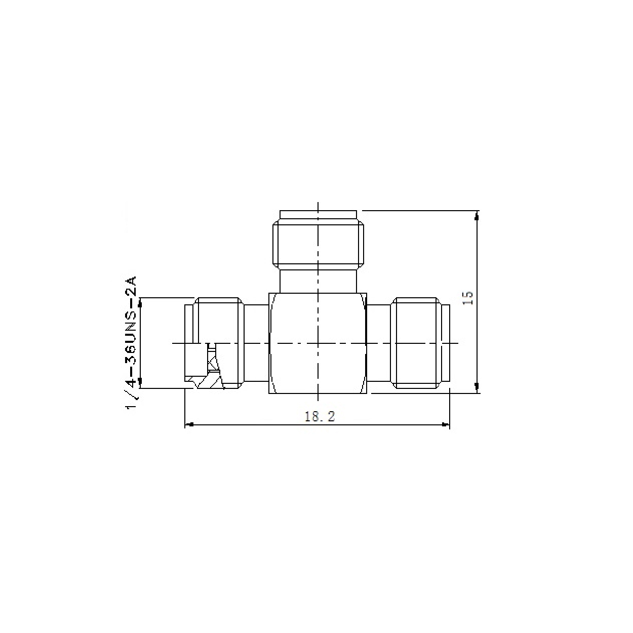 Female T adapter SMA - Image 3