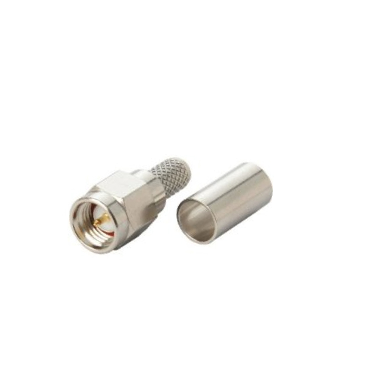 Conector macho SMA crimpado