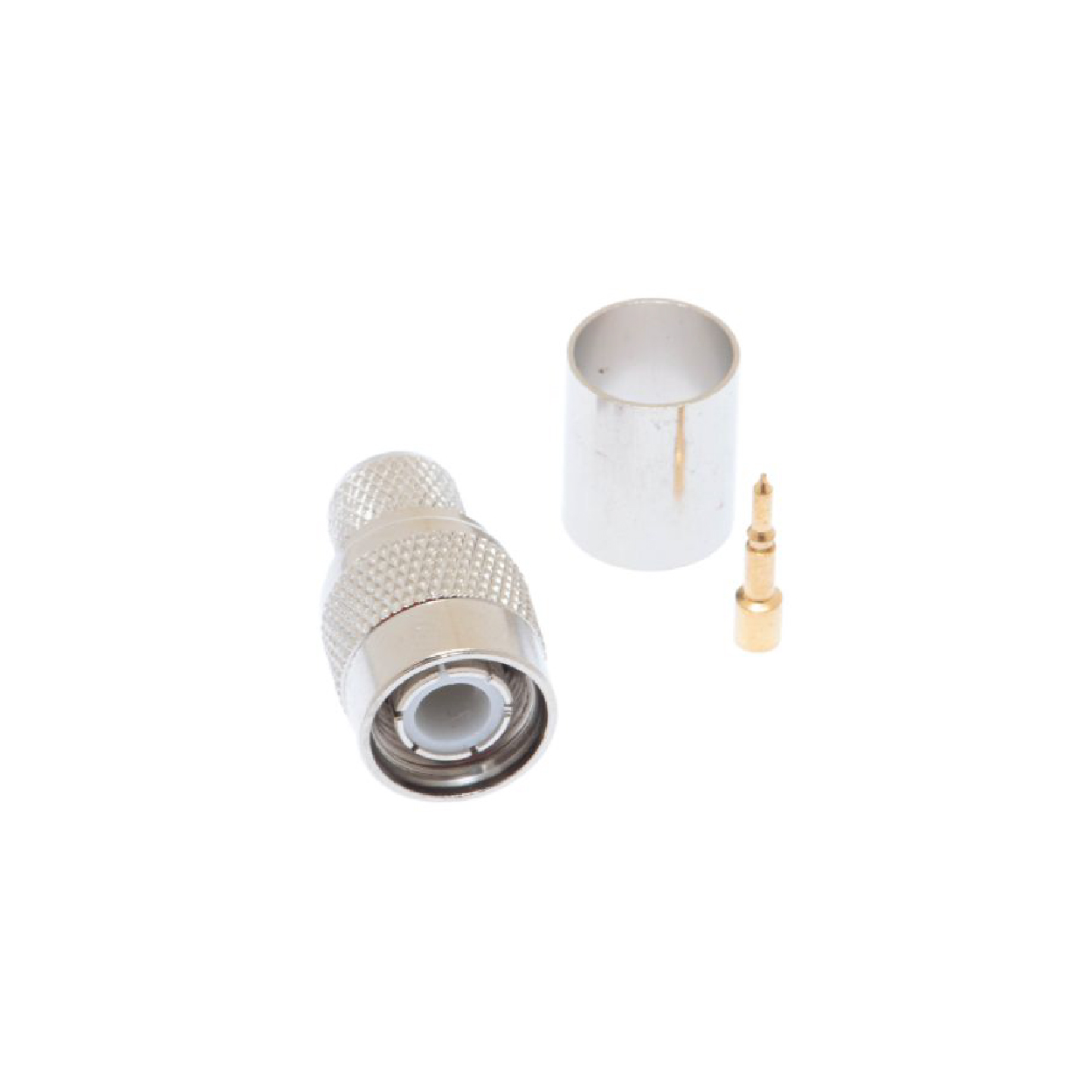 Conector macho N en ángulo recto