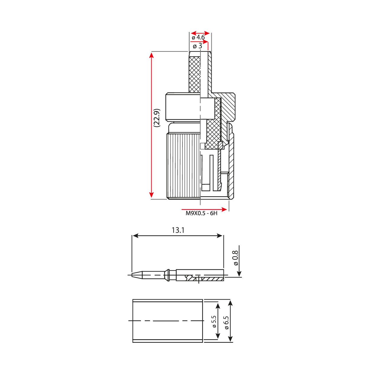 Conector macho para cable - Imagen 3