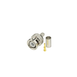 Conector de crimpado macho BNC
